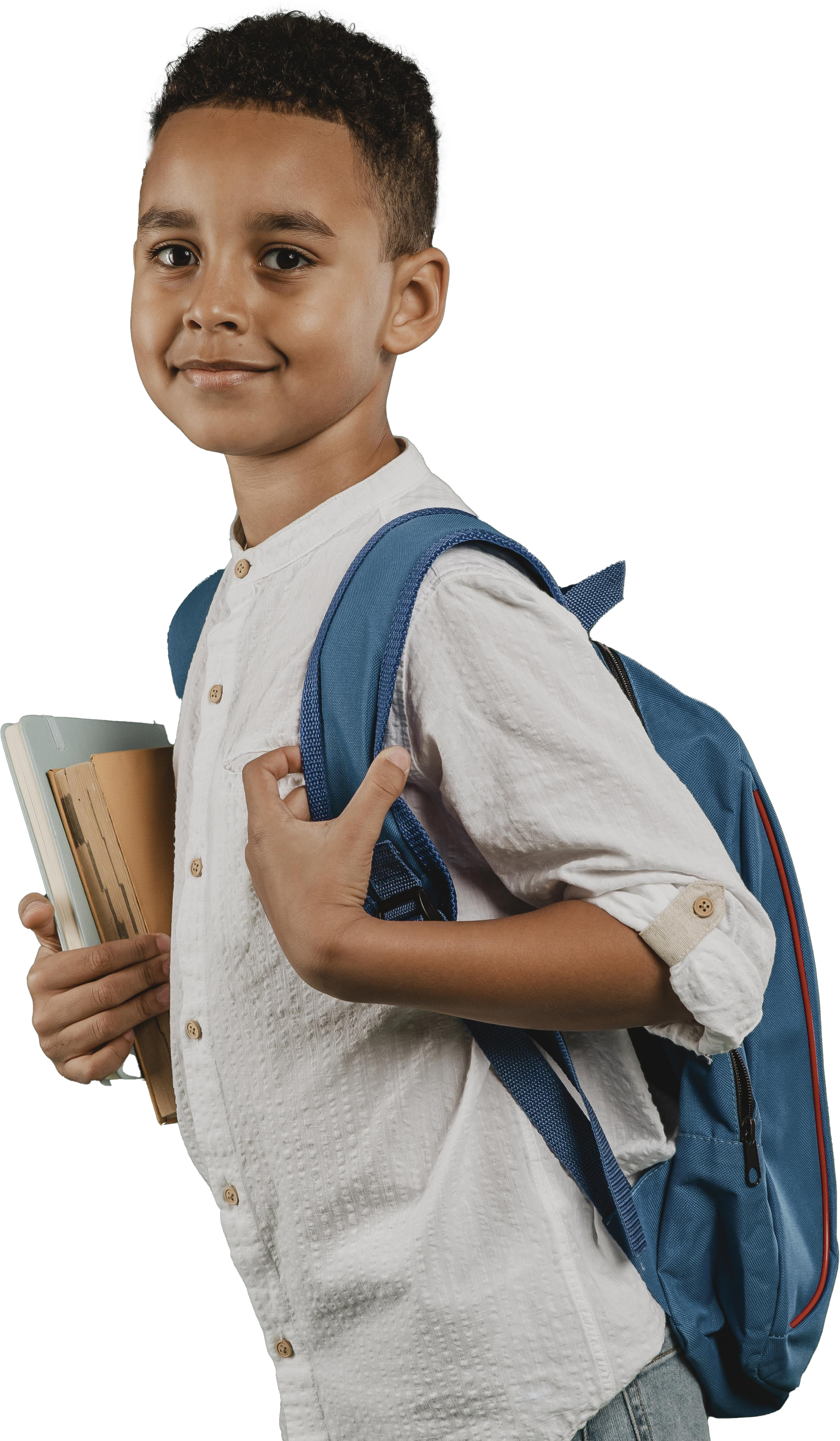 Boy with book